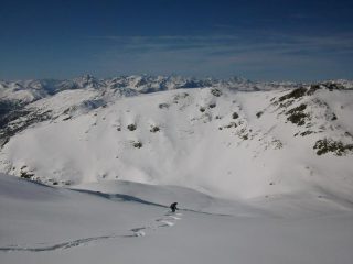 Parte alta verso il Gros Pelà