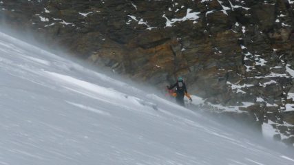 In piena bufera sul pendio finale dell'Arbola