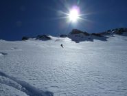 Discesa in polvere da quota m.2903 