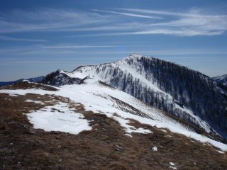 Il Mont Chajol dalla cresta di salita