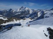 la cima ancora poco affollata