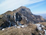 La vetta da poco oltre la Forcella Larga