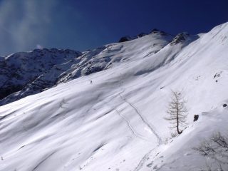 Ultimo pendio prima della cima