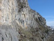 lato sinistro della falesia