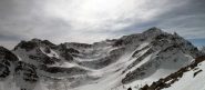 conca del lago di pietra rossa e a destra il mont cormet