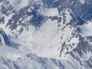 percorso di traversata fra i due golliaz