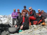 il gruppo in cima