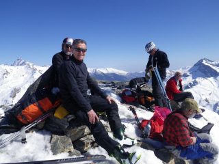 primo gruppo in punta