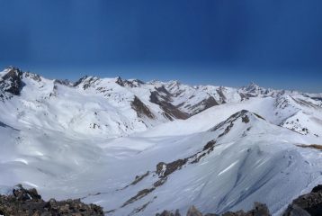 Panorama sulla Testa del'Autaret