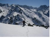 Gli ultimi sforzi in salita...