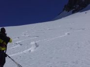 farina sul ghiacciaio del Montcorvè