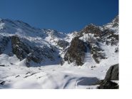 Il vallone di Rodoretto con la P.Acuta al centro.