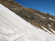 Pendenza sostenuta del secondo canalone