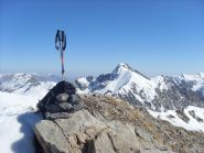 In cima con sfondo m. Cassorso