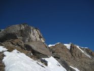 secondo passaggio, a dx della paretina biancastra