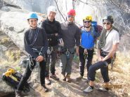Da sx: Elide - Mario - Nicola - Io - Davide