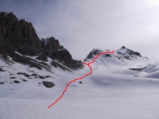 salita al colletto della Meja e OSO del Becco Grande