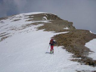 la sostenuta dorsale verso la cima