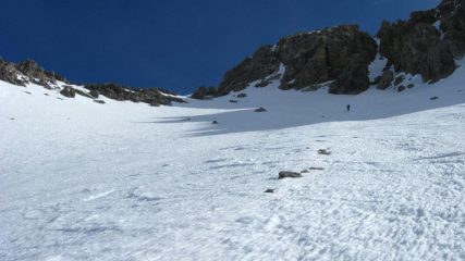 Bel tempo in salita nel canalone