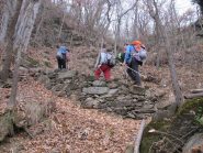 Tratto di mulattiera per l'Alpe Mont Blanc