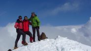 Stelvio, Angelo e Andrea in cima (autoscatto) (17-3-2012)