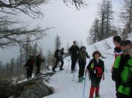 fuori dal bosco verso il rif.granero