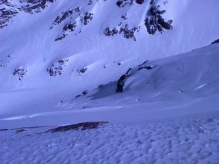 In discesa dal colletto del pluviometro