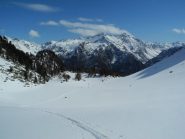 il lungo pianoro sopra a Weissmatten