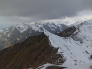 la cresta tra le punte del Civrari