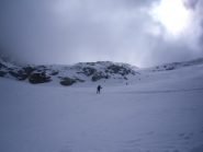 il tempo sta cambiando e la neve non è ideale....