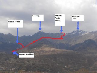 01 - Itinerario visto dal Fondovalle