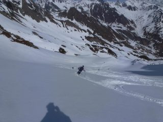 Discesa sopra il canale