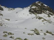 un ripido pendio iniziale