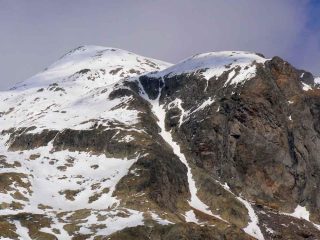 il canale sud - ovest con le due varianti in alto