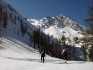 Nel bosco di Viafiorcia prima del traverso degli Eitrangolou