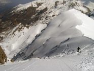 Michelino entra nel canale di destra