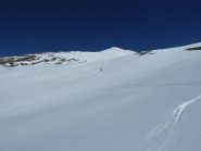 Discesa dalla Punta del Vallone del Lupo   