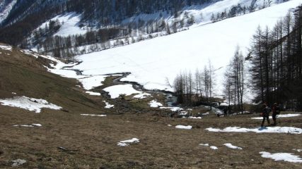 Tratto di breve portage....