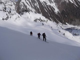 salita in piacevole compagnia di Ugo e Robi 