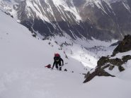 pochi metri a piedi in uscita