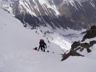 pochi metri a piedi in uscita
