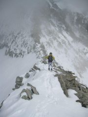 La Gran Becca scendendo dalla Piccola