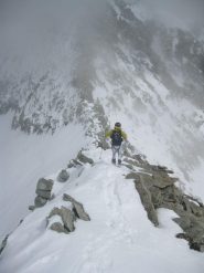 La Gran Becca scendendo dalla Piccola