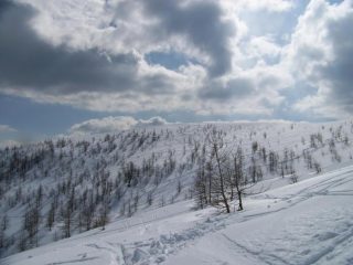 durante la salita