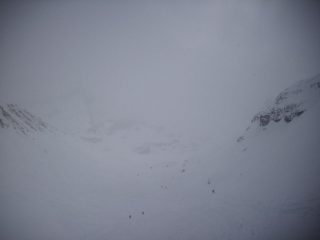 dopo un quarto d'ora ecco la nuvola....