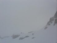 Il colle centrale con la nebbia