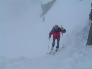 ultimi metri con aumento della nebbia