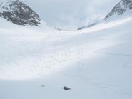 Le virgole nel vallone subito sotto il Colle (3.162 m)