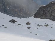 mentre scendevo, istantanea del GSA in corsa contro il tempo per evitare le nuvole