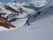 Il Ciois va secco nel lago
